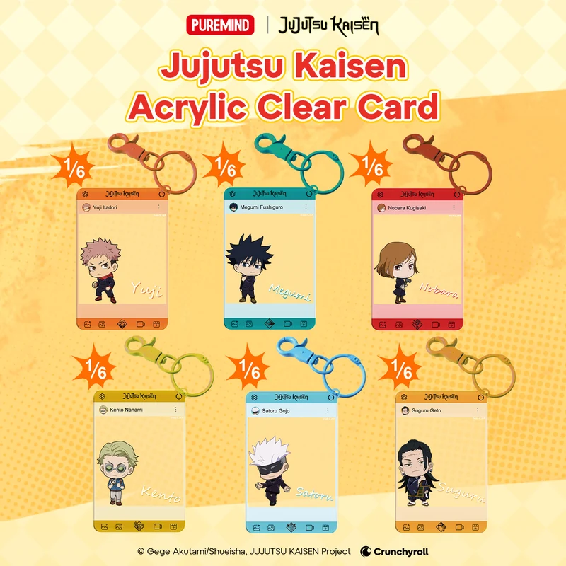 Jujutsu Kaisen: Acrylic Clear Card Blind Box (Single)