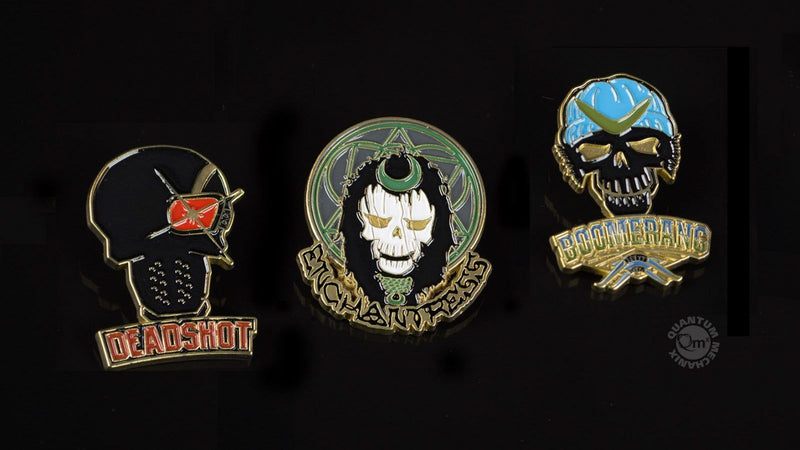 Suicide Squad Lapel Pin Set 1