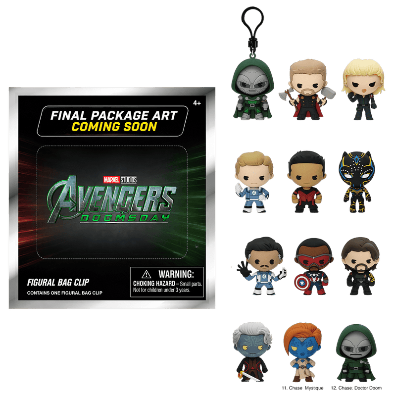 Avengers: Doomsday - 3D PVC Bag Clips S1 Blind Bag (Single)