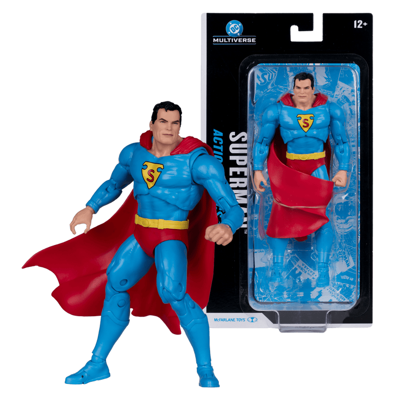 DC Multiverse - Superman (Action Comics #1) 7 Inch Action Figure