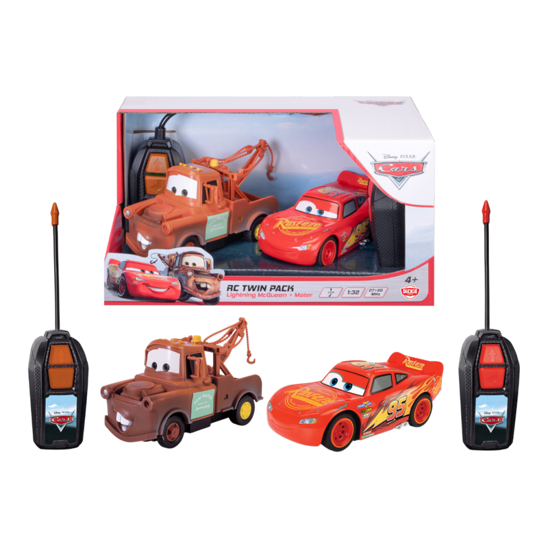 Cars - Lightning McQueen & Mater 1:32 Scale Remote Control Car 2 Pack