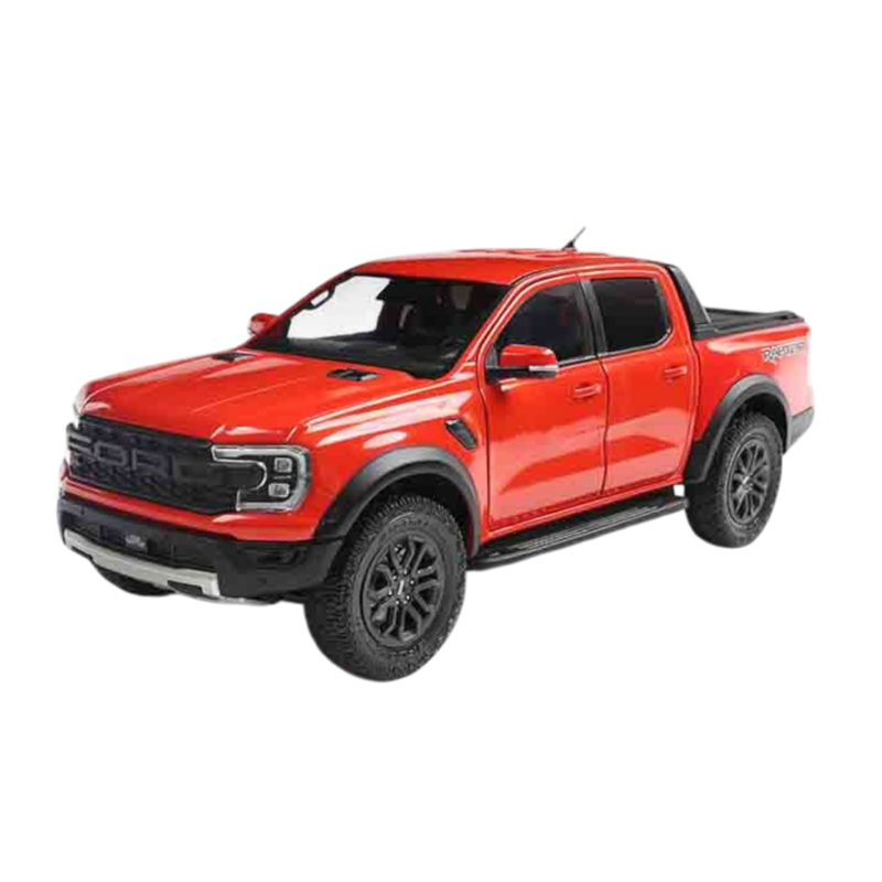 Solido Cars - 1:18 Ford Ranger Rapter Orange Diecast Vehicle