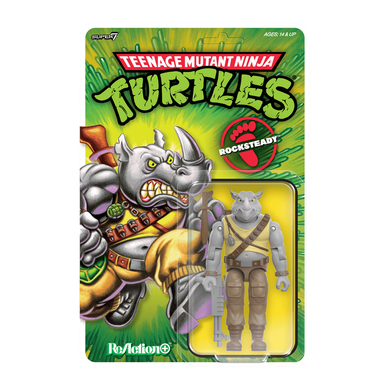 Teenage Mutant Ninja Turtles - Rocksteady ReAction+ Figure