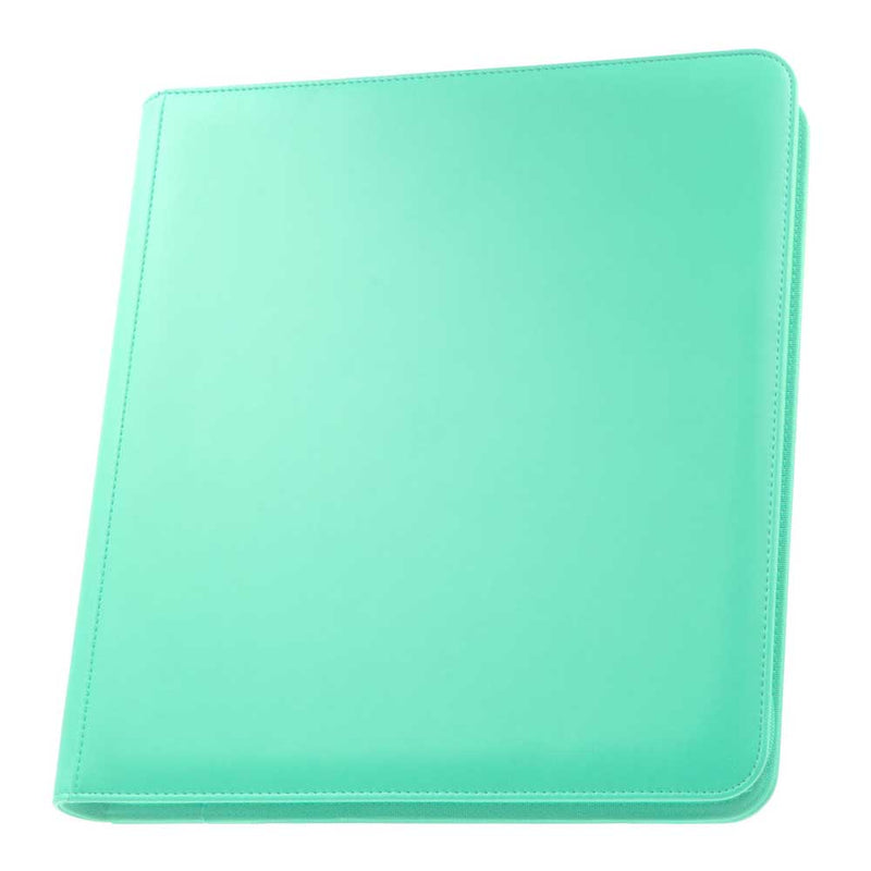 Palms Off: STEALTH 12 Pocket Zip Binder - Turquoise
