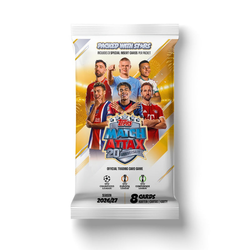 Topps UEFA Match Attax - Champions League 2026/2027 Edition Trading Card Packet (Single)