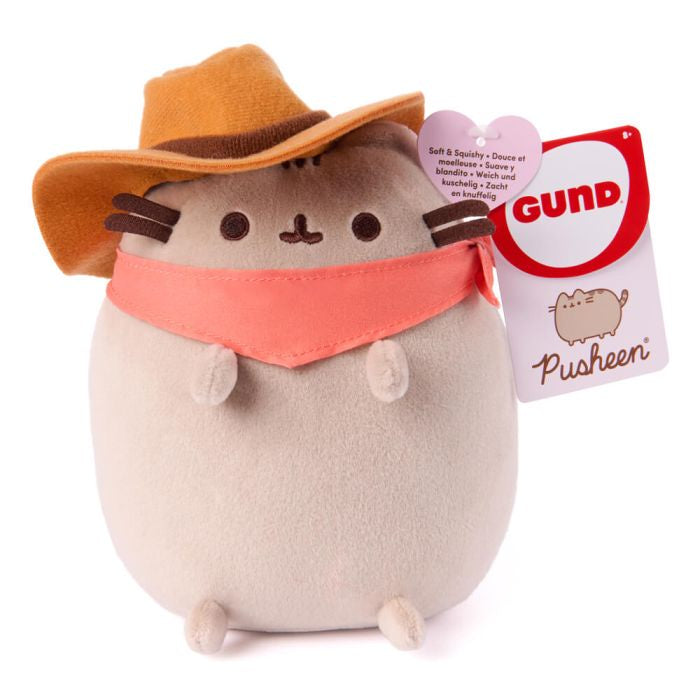 Pusheen: Cowboy Standing Squisheen Plush