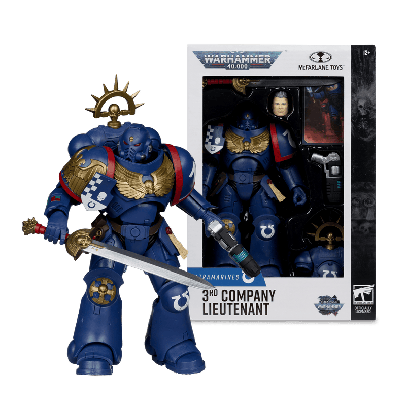 Warhammer 40,000 - Ultramarines 3rd Company Lieutenant 7 Inch Action Figure