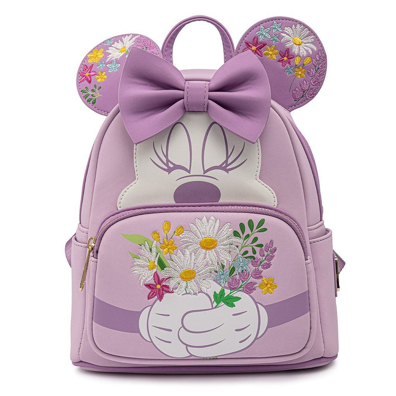 Mickey Mouse - Minnie Holding Flowers Mini Backpack