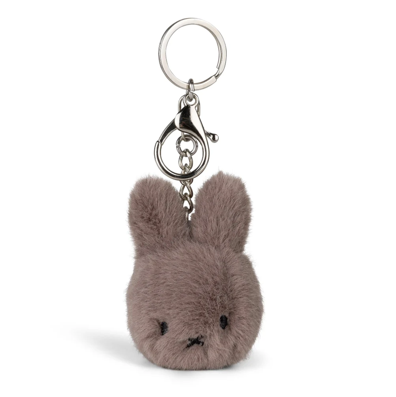 Miffy: ECO Fuzzy Keychain Taupe - 8 cm