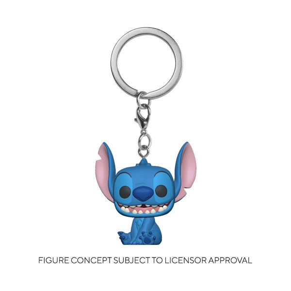 Lilo & Stitch - Stitch Flocked (US Exclusive) Pop! Keychain – Pop Stop