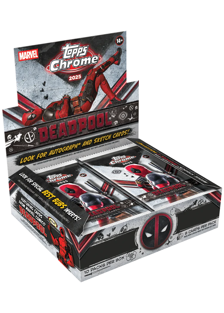 Topps 2025: Marvel Deadpool Chrome Hobby Booster (Single)