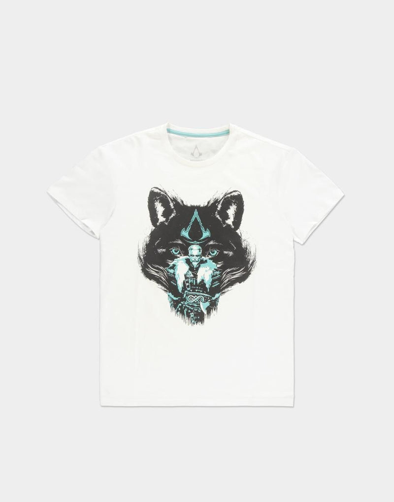 Difuzed Assassins Creed Valhalla Wolf Mens Tee - 2XL