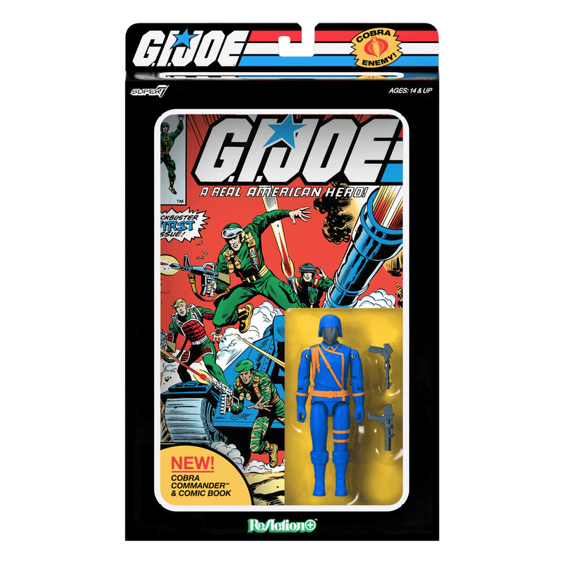 G.I. Joe - Cobra Commander (Skybound Comic Box Set, Issue #1) ReAction+ Figures