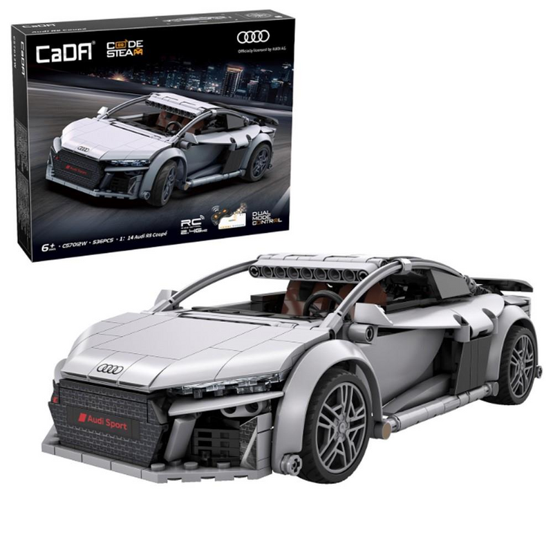 CADA: 1:14 Audi R8 Remote Control Brick Kit