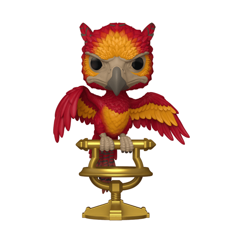 Harry Potter - Fawkes on Perch (US Exclusive) Pop! Premium