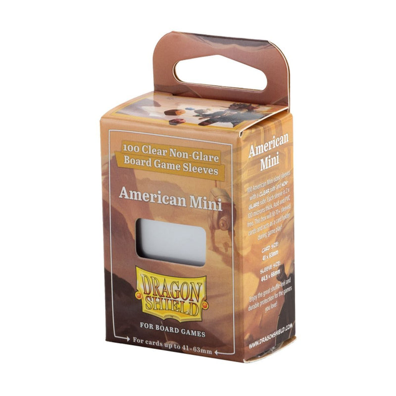 Dragon Shield: Board Game Sleeves - Clear/NonGlare – American Mini