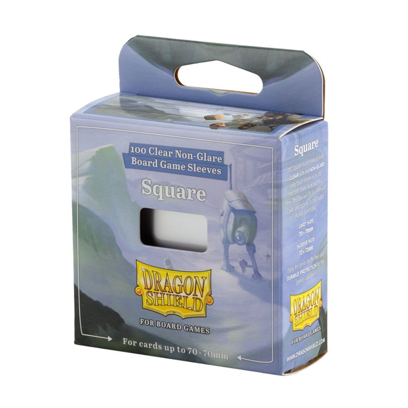 Dragon Shield: Board Game Sleeves - Clear/NonGlare – Square