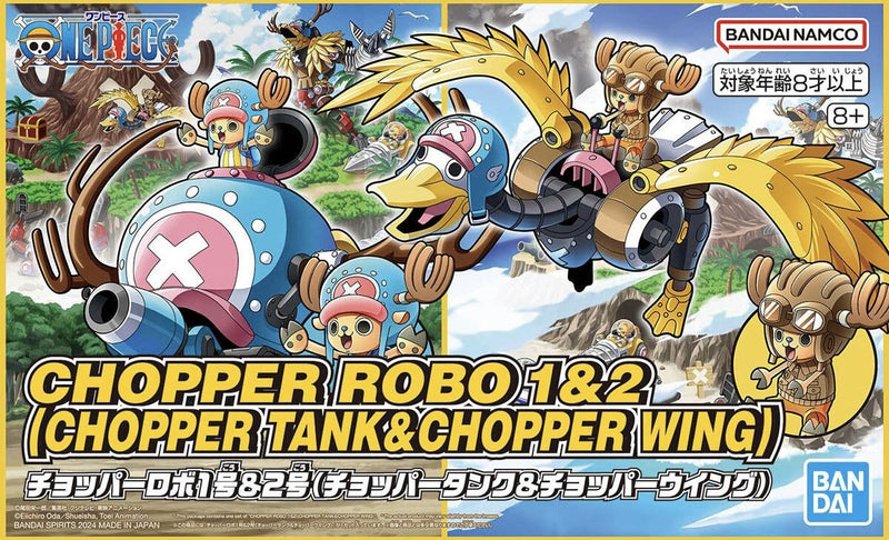 One Piece - Chopper Robot 1&2 Model Kit (Chopper Tank & Chopper Wing)