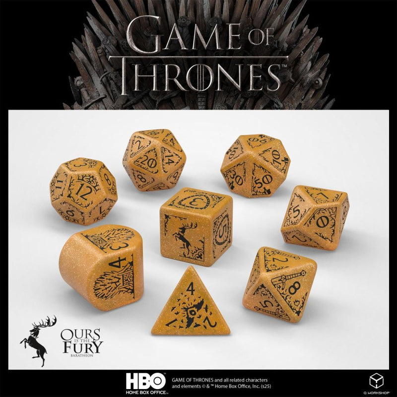Q Workshop – Game of Thrones Dice Set: Baratheon