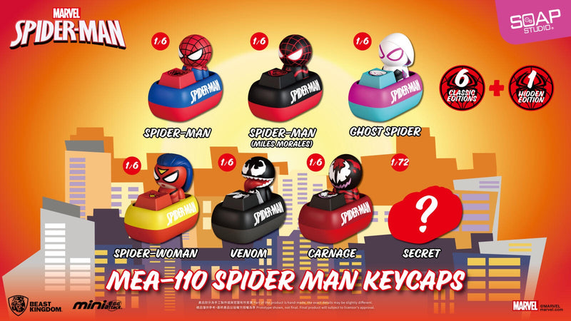Beast Kingdom: Spider-Man Keycaps Series Blind Box (Single)