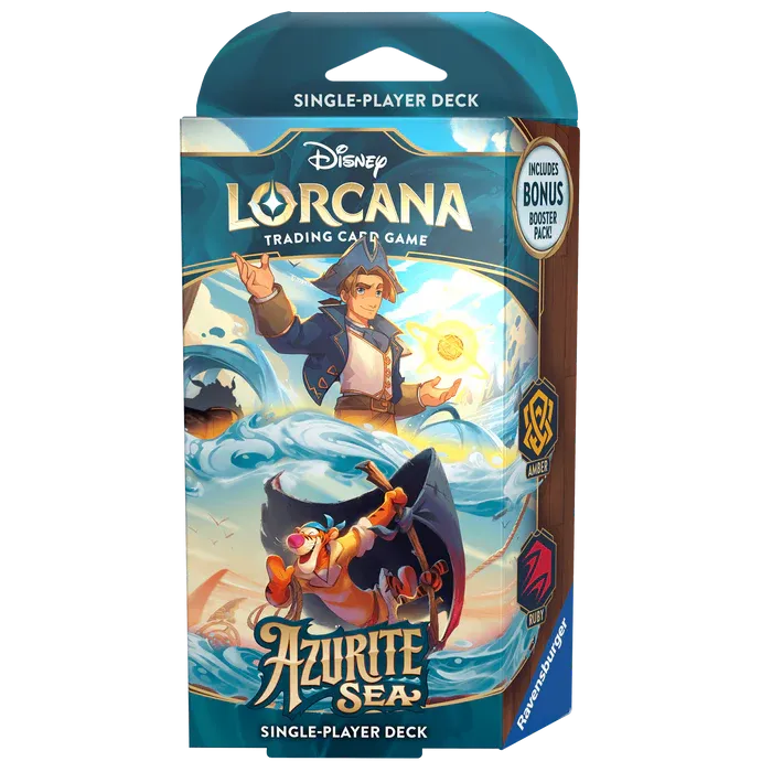 Disney Lorcana - S6 Azurite Sea Starter Deck: Amber & Ruby