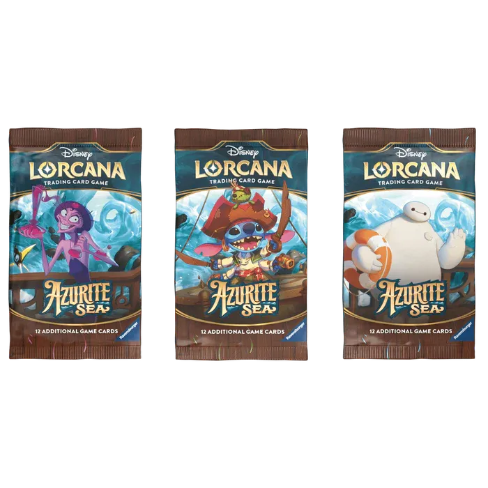 Disney Lorcana – S6 Azurite Sea Booster Pack (Single)