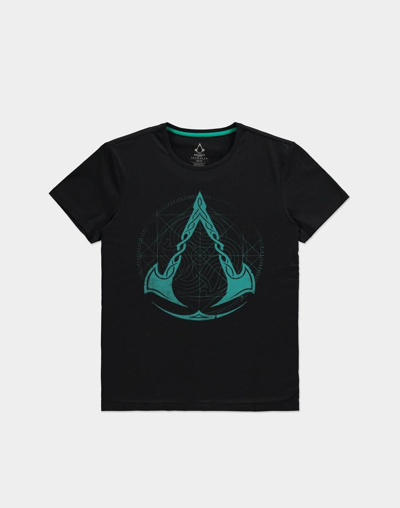 Difuzed Assassins Creed Valhalla Crest Grid Mens Tee - L