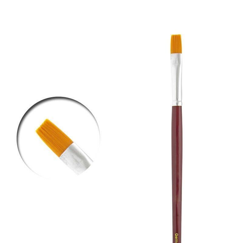 Vallejo Brushes - Flat Rectangular Toray Brush No.4