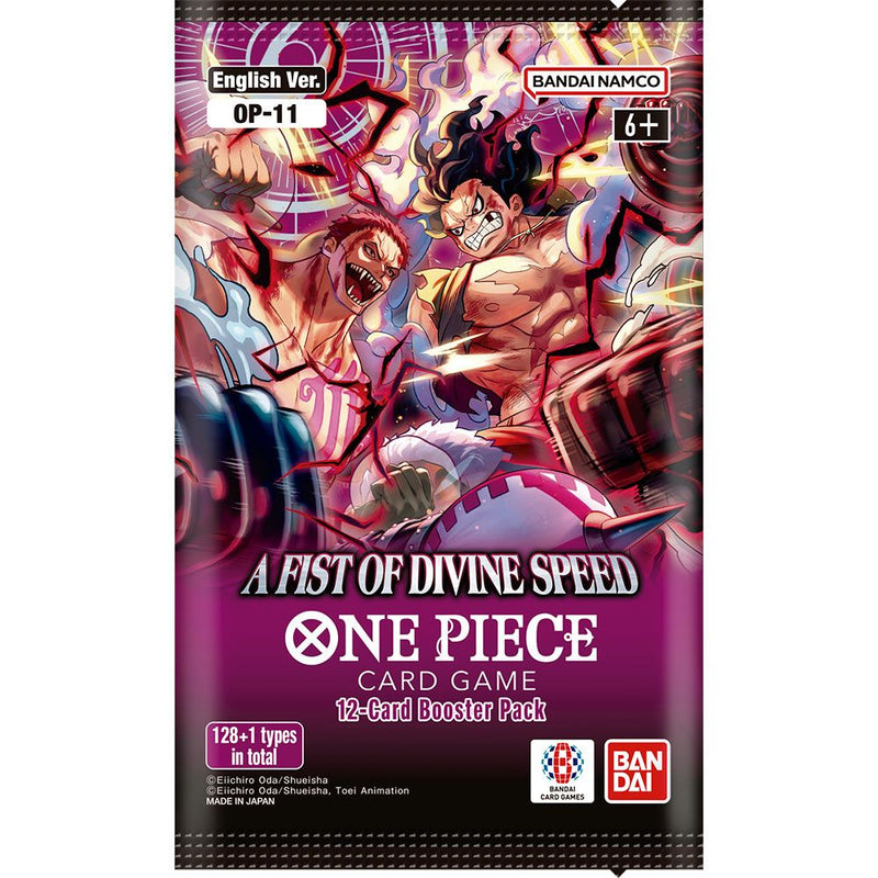 One Piece Card Game: [OP-11] A Fist of Divine Speed Booster