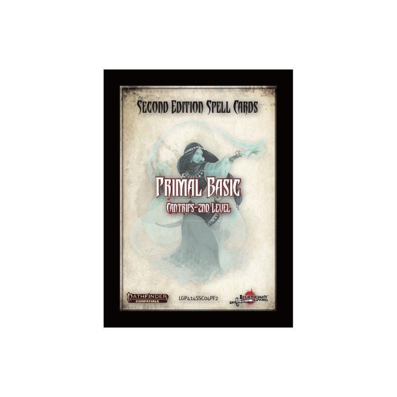 Pathfinder Second Edition Spell Cards Primal