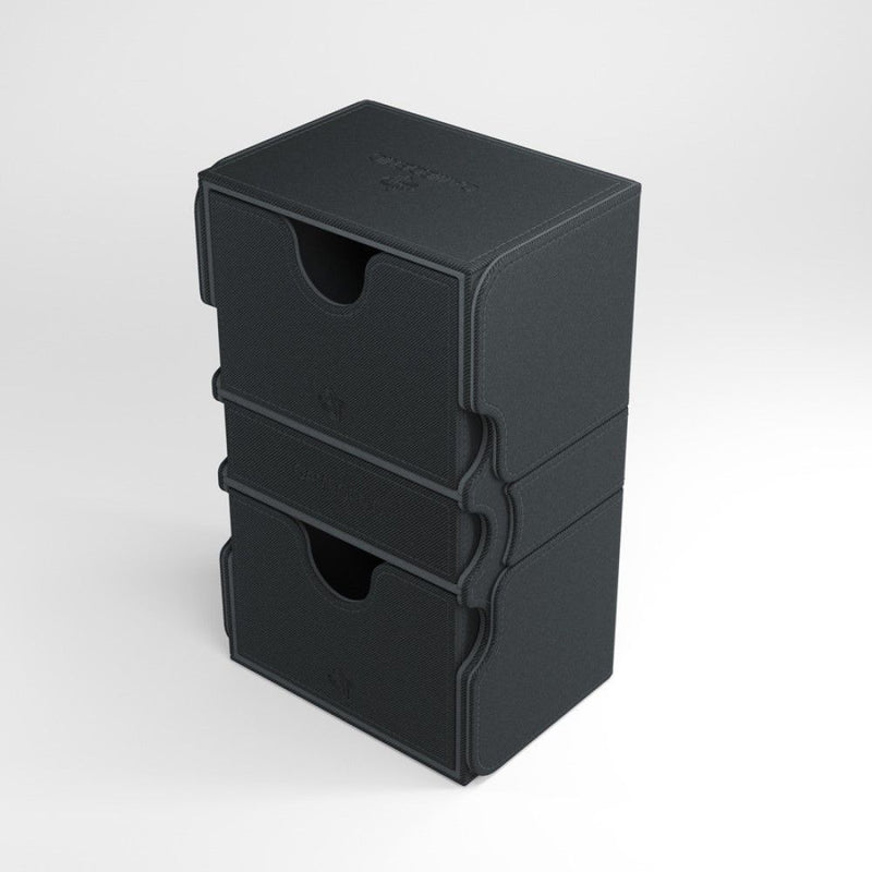 Gamegenic Stronghold 200+ Convertible Black Deck Box