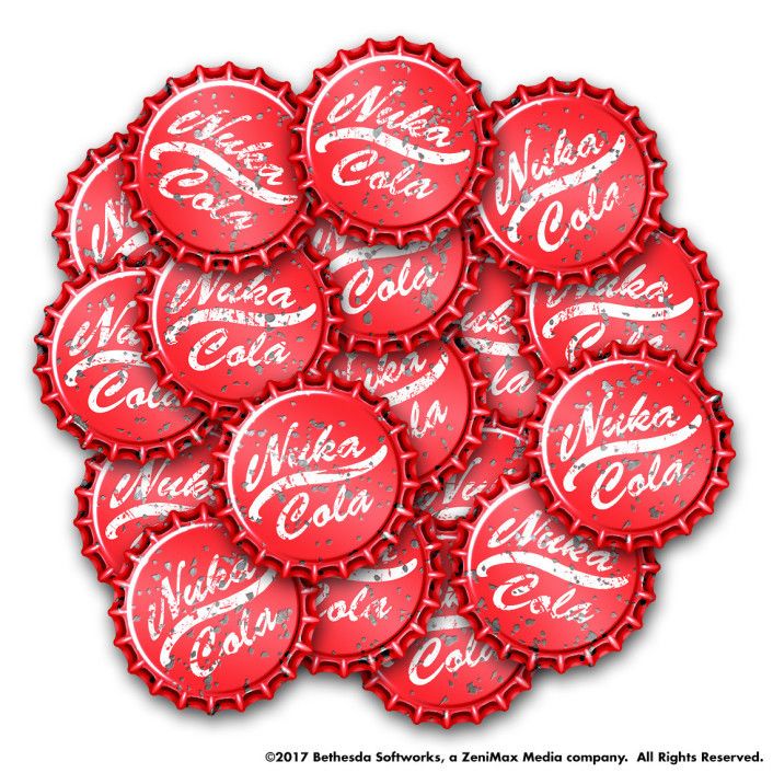 Fallout Wasteland Warfare Nuka Cola Caps Set