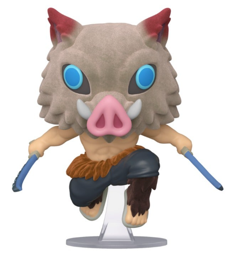 Demon Slayer - Inosuke Hashibira Flocked (Chance of Chase) US Exclusive Pop! Vinyl Figure