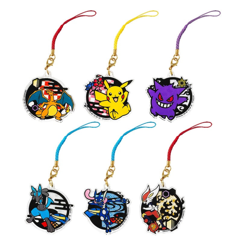 Pokémon: Kirie Series B Acrylic Keychain (Single, Assorted)