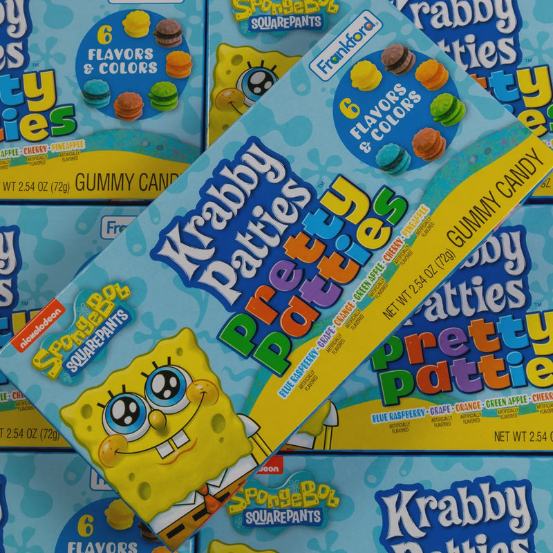 Gummy Krabby Patties Pretty Patties Candy Theatre Box 72g