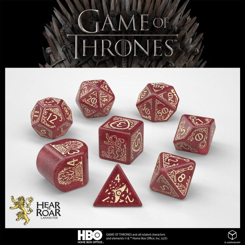 Q Workshop – Game of Thrones Dice Set: Lannister