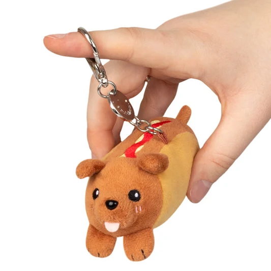 Squishable: Micro Squishable - Dachshund Hot Dog Keychain