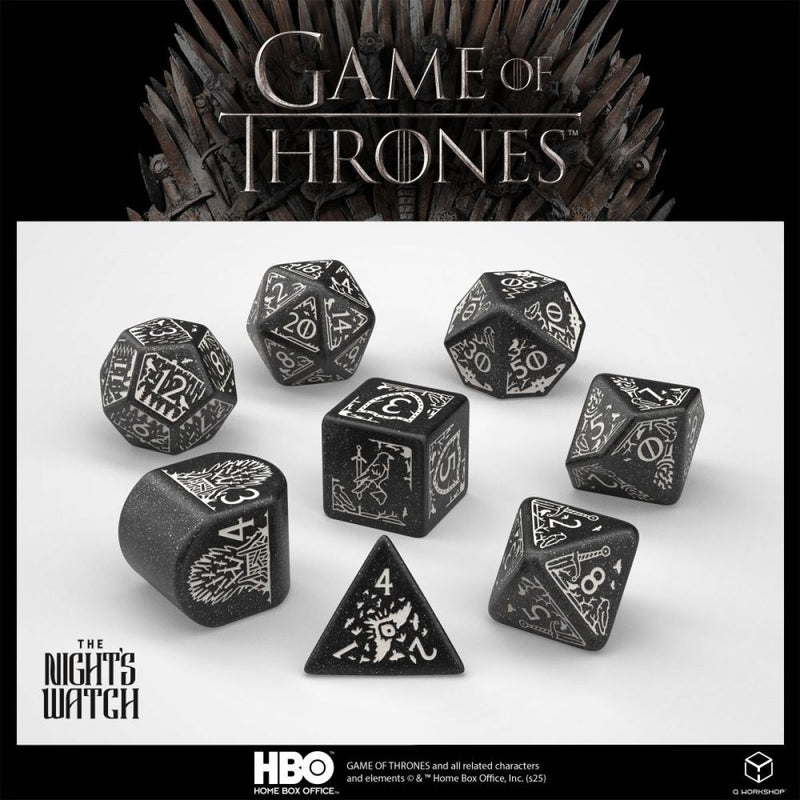Q Workshop – Game of Thrones Dice Set: Night’s Watch