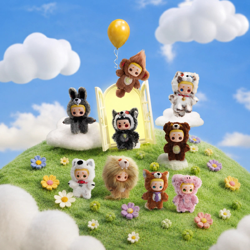 52Toys: Nook - Animal Boyfriend Series Vinyl Plush Keychain Blind Box (Single)