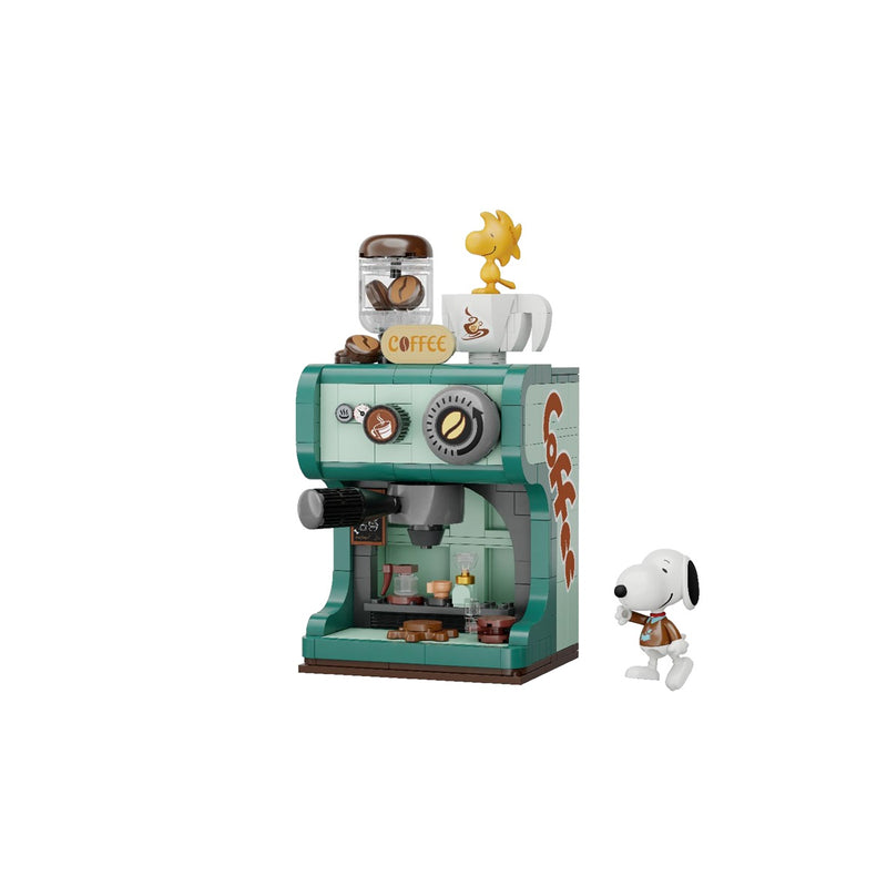 Snoopy Retro Time Series: Coffee Maker Brick Kit