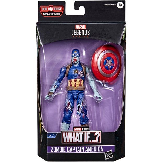 What If - Marvel Legends Zombie Captain America 6-Inch Action Figure