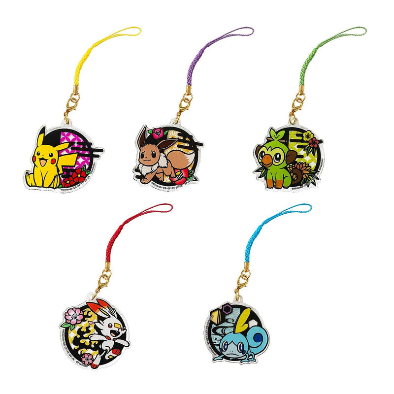 Pokémon: Kirie Series A Acrylic Keychain (Single, Assorted)
