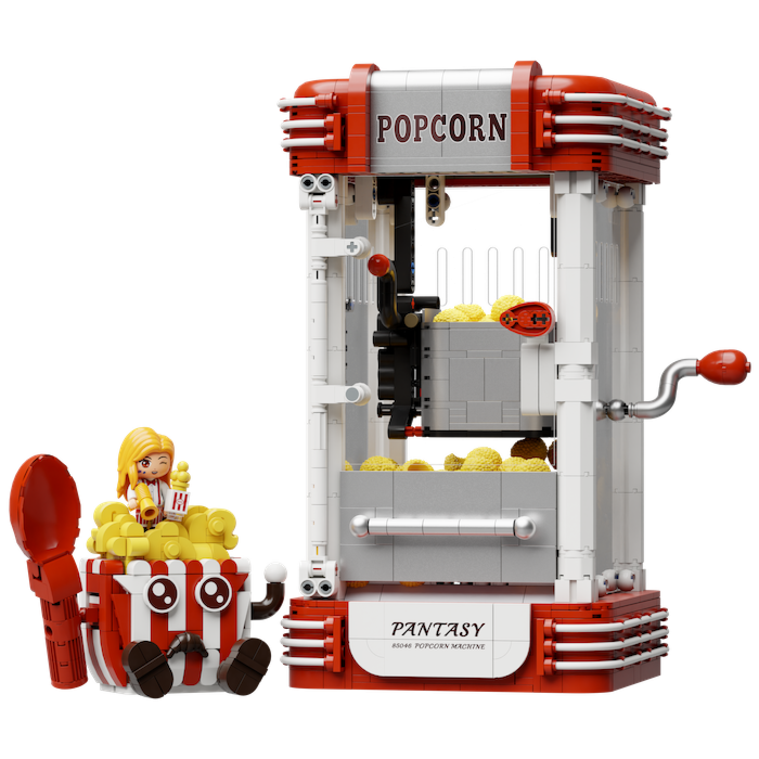 Retro Collection: Popcorn Machine Brick Kit