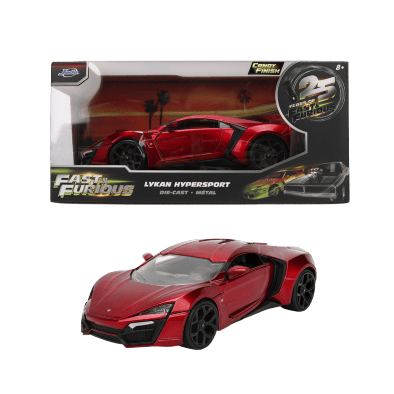 Fast & Furious - 1:24 Lykan Hypersport (Candy Finish) Diecast Vehicle