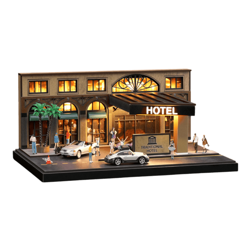 1:64 Diorama - 1:64 Mid-Century Chinese Hotel Scene