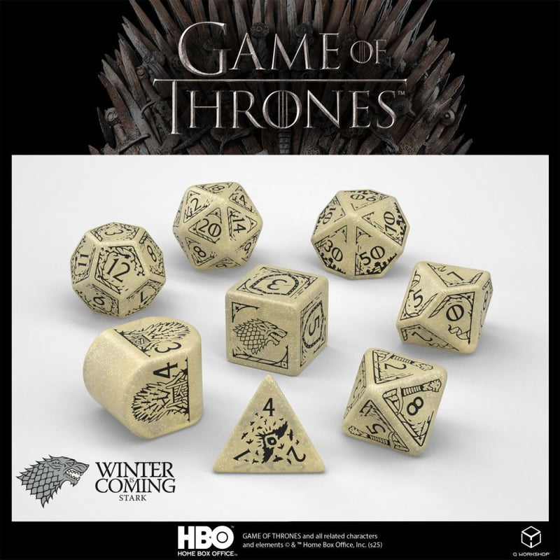 Q Workshop – Game of Thrones Dice Set: Stark