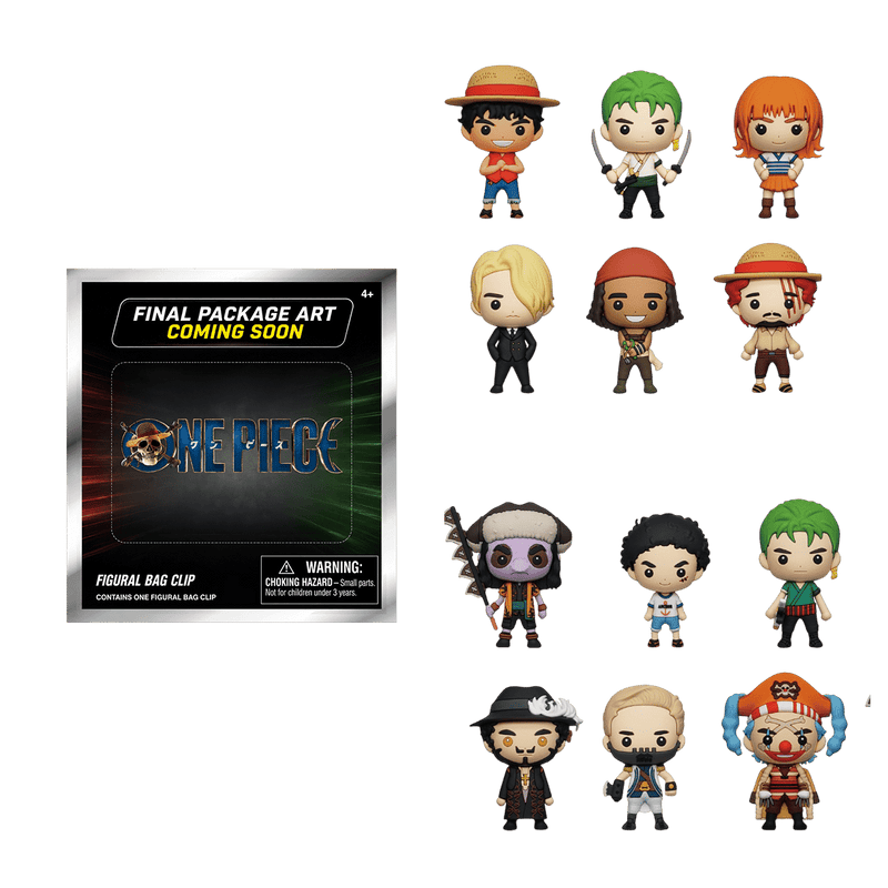 One Piece (Netflix) - Pirates 3D Bag Clips Series 1 (Single)