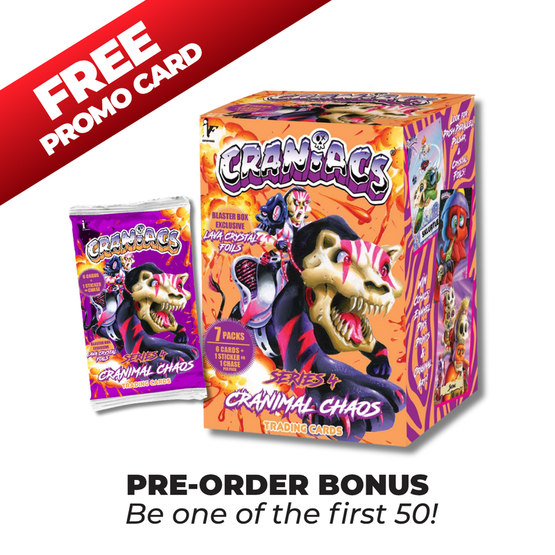 Craniacs: Series 4 Trading Cards Hobby Blaster