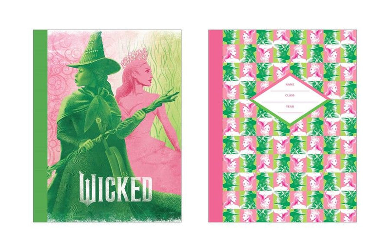 Wicked - Pink & Green Composition Notebook Set (Set of 2)