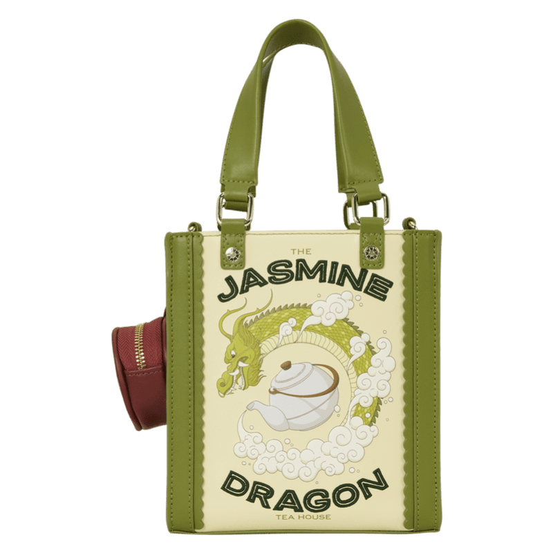 Avatar The Last Airbender - Jasmine Dragon Tote Crossbody Bag with Coin Bag